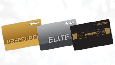 Preferred, Elite & Owners Club mychoice cards