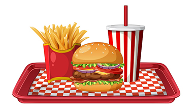 Burger meal